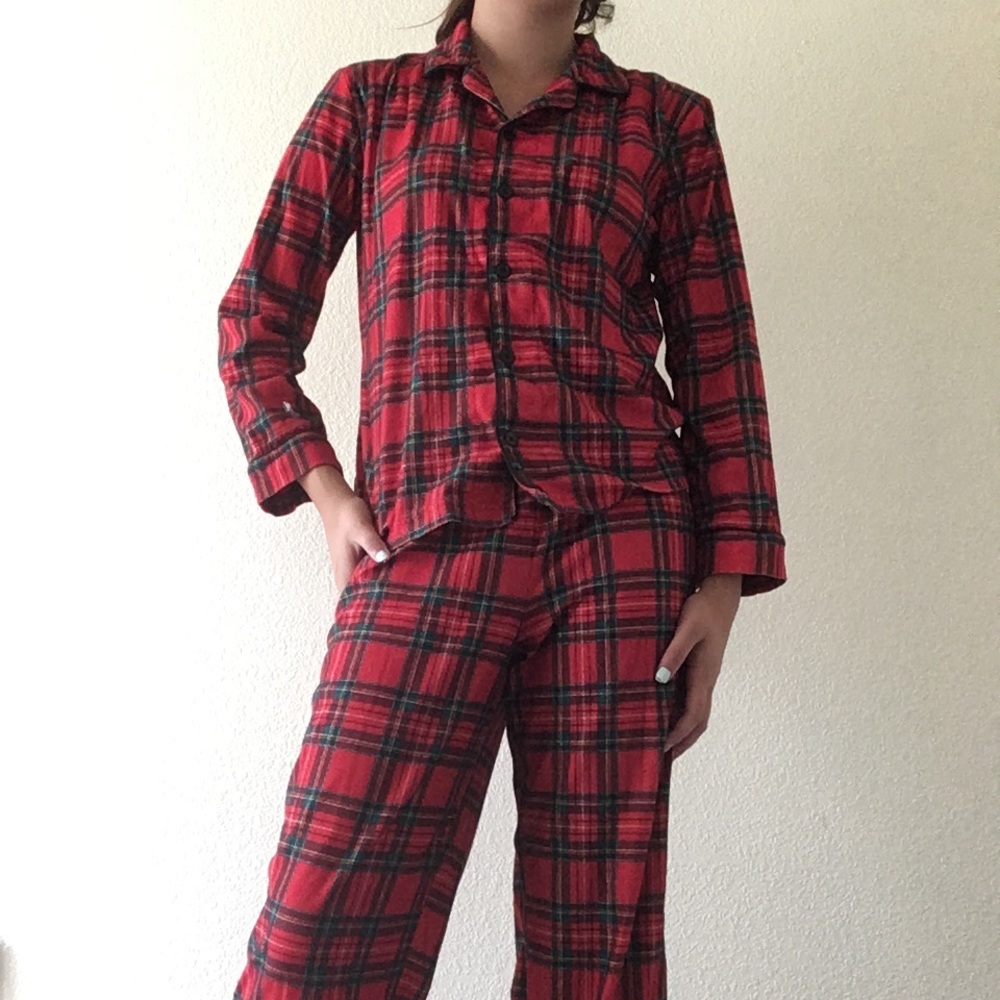 Plaid pajamas